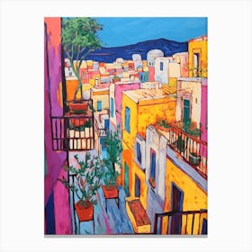 Catania Italy 1 Fauvist Painting Canvas Print