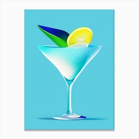 Frozen Margarita Pop Matisse Cocktail Poster Canvas Print