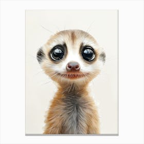 Cute Meerkat Canvas Print