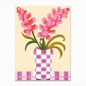 Snapdragon Flower Vase 2 Canvas Print