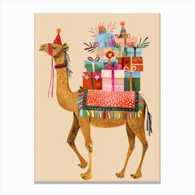 Birthday Camel 4 Canvas Print