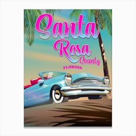 Santa Rosa County Florida Canvas Print