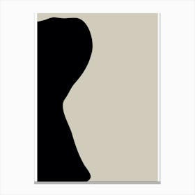 Silhouette Of A Woman 1 Canvas Print