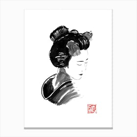 Geisha Mask Canvas Print