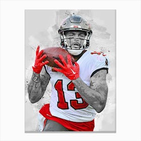 Mike Evans Tampa Bay Buccaneers Canvas Print