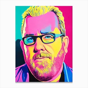 Nick Frost Pop Movies Art Movies Canvas Print