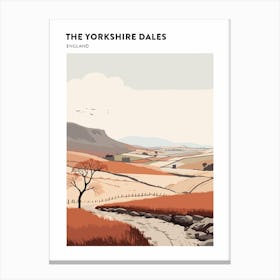 The Yorkshire Dales England 1 Hiking Trail Landscape Poster Canvas Print