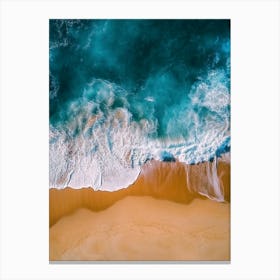 Aerial View Of A Beach 134 Canvas Print