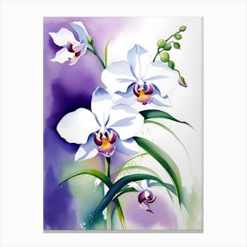 White Orchids 3 Canvas Print