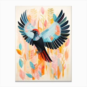 Bird Painting Collage California Condor 3 Canvas Print