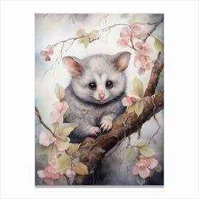 Adorable Chubby Posing Possum 8 Canvas Print