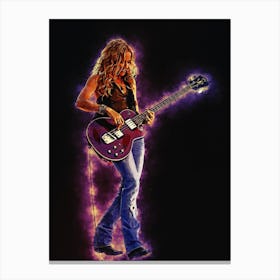 Spirit Of Sheryl Crow Bass Canvas Print