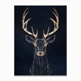 Deer Head Canvas Print