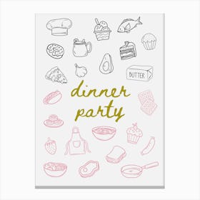 Dinner Party Canvas Print