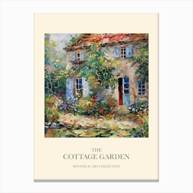Cottage Garden Poster Summer Pond 1 Canvas Print