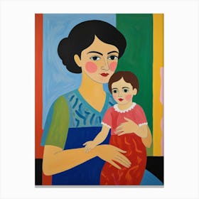 Mother And Child Canvas Print