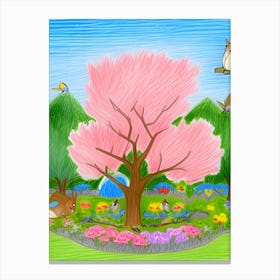 Cherry Blossom Tree Canvas Print