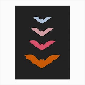 Minimal Bats Canvas Print