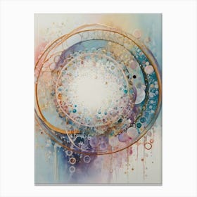 Circle Of Bubbles Canvas Print