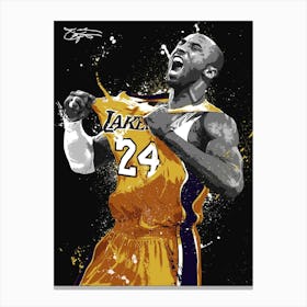Kobe Bryant 2 Canvas Print