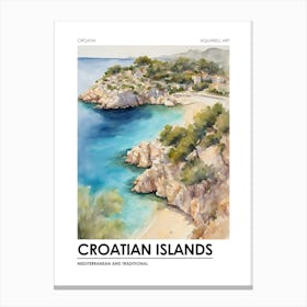 Croatian Coast Canvas Print