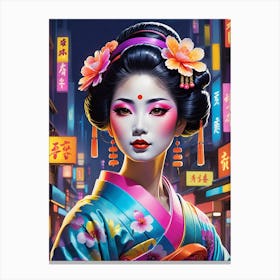 Geisha 184 Canvas Print