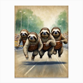 Sloths 1 Canvas Print