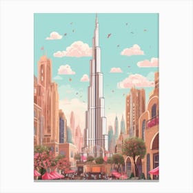 The Burj Khalifa Dubai United Arab Emirates Canvas Print