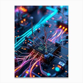 Computer Circuit Board 3 Canvas Print