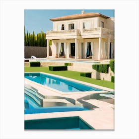 Mediterranean Villa Canvas Print