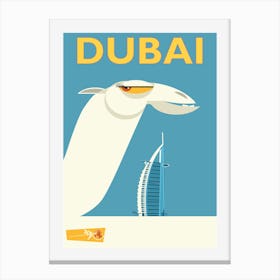 Fly Aeromundo Dubai Canvas Print