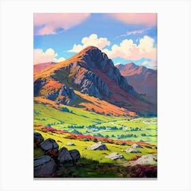 Landscape In The Mountains Canvas Print