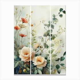 Three Roses Canvas Print