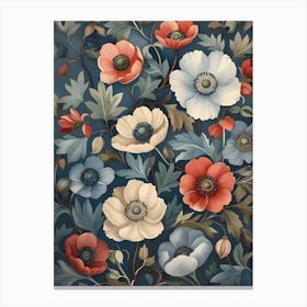 Poppies Wallpaper Canvas Print