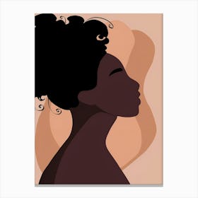 Portrait Of A Woman Canvas Print