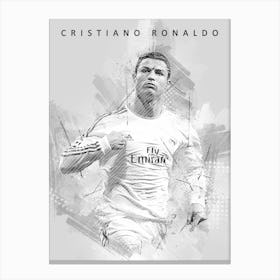 Cristiano Ronaldo Real Madrid Cf 2018 Canvas Print