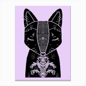 Foxstylized graphic Canvas Print