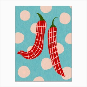 Chilli Peppers Canvas Print