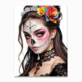 Day Of The Dead 6 Canvas Print