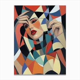 Abstract Woman 3 Canvas Print