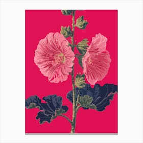 Hollyhock Canvas Print