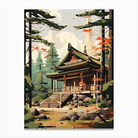 Shinto Shrines Japanese Style 12 Canvas Print
