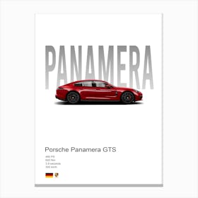 Panamera Gts Porsche Canvas Print