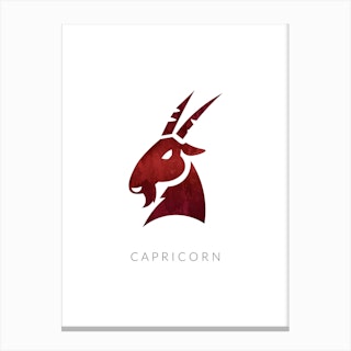 Capricorn Zodiac Canvas Print
