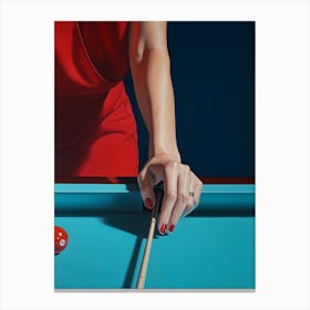 Pool Table 1 Canvas Print