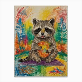 Raccoon Canvas Print