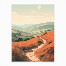 The Camino Portugal Hiking Trail Landscape Canvas Print