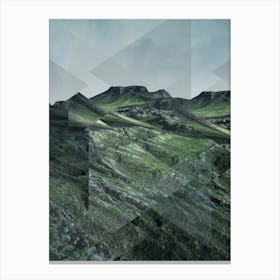 Landscapes Scattered 3 Thorsmoerk (Iceland) Canvas Print