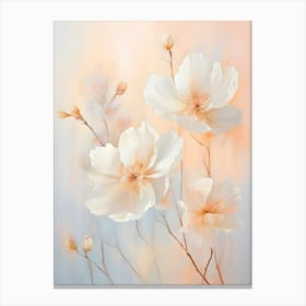 White Flowers 9 Canvas Print