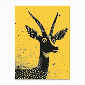 Yellow Antelope 4 Canvas Print